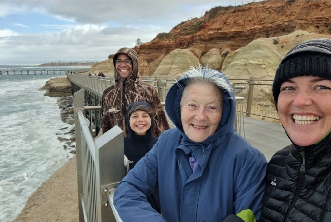 Image of people on trail