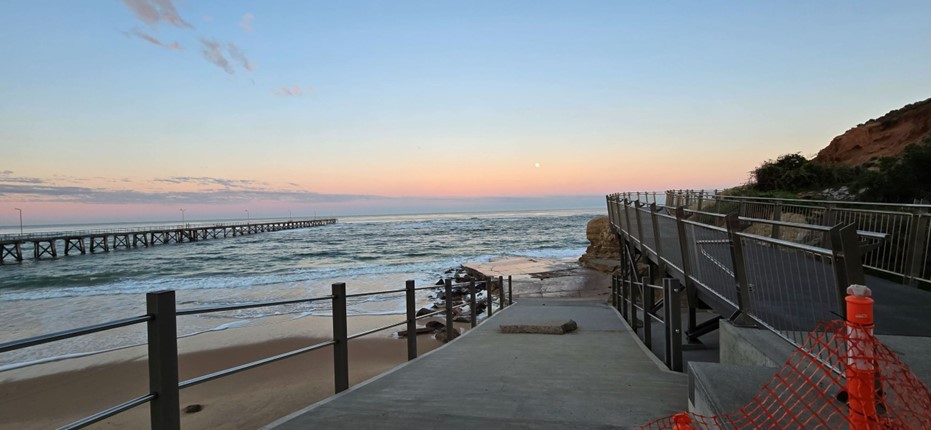 Image of trail at dusk
