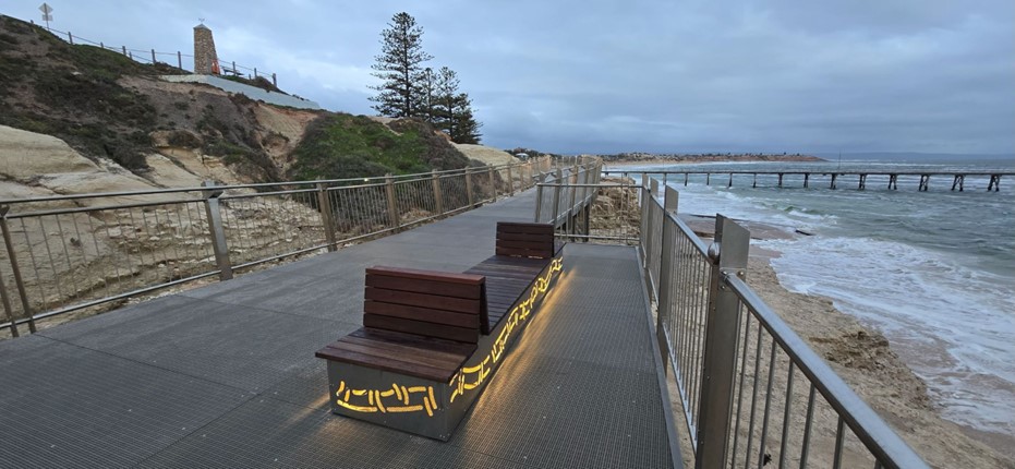 Image of seat and trail