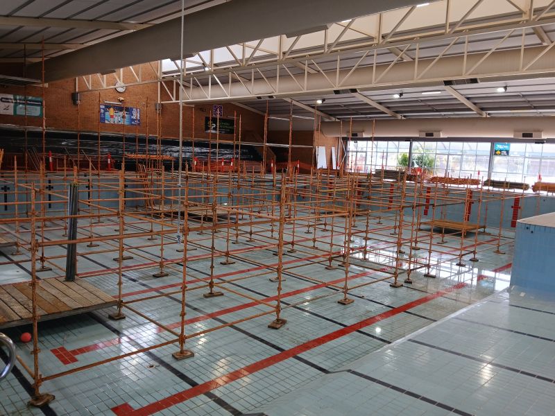 Refurbishment works in progress, internal image