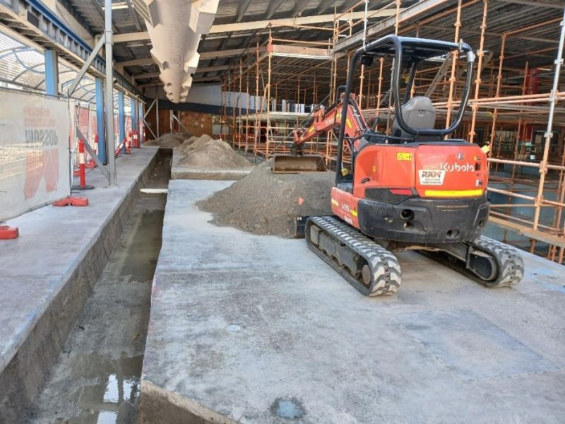 Pool separation work