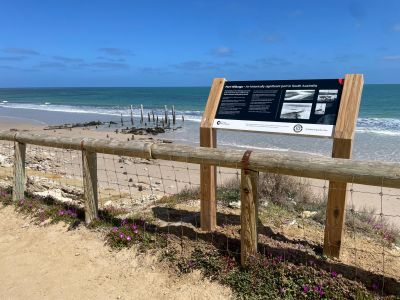 Port Willunga jetty pylons