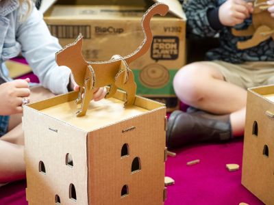 Cardboard creative workshop